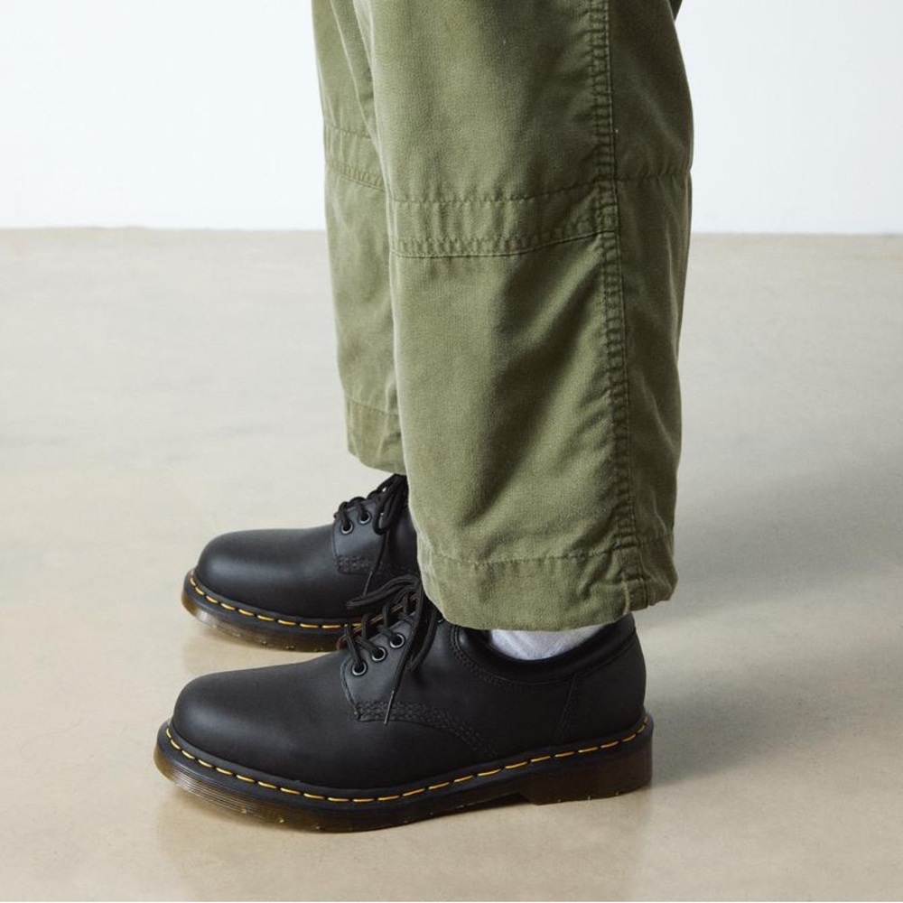 Dr. Martens Nappa Leather Classic Black Shoes 8053